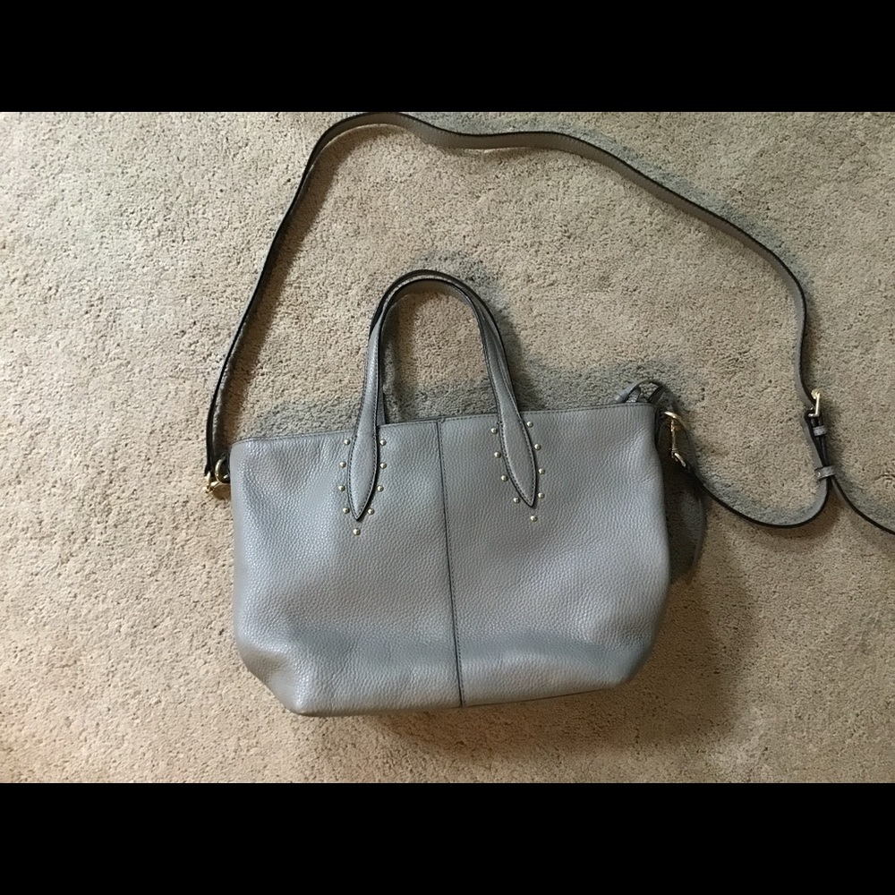 Alexander Minkoff grey bag with shoulder strap